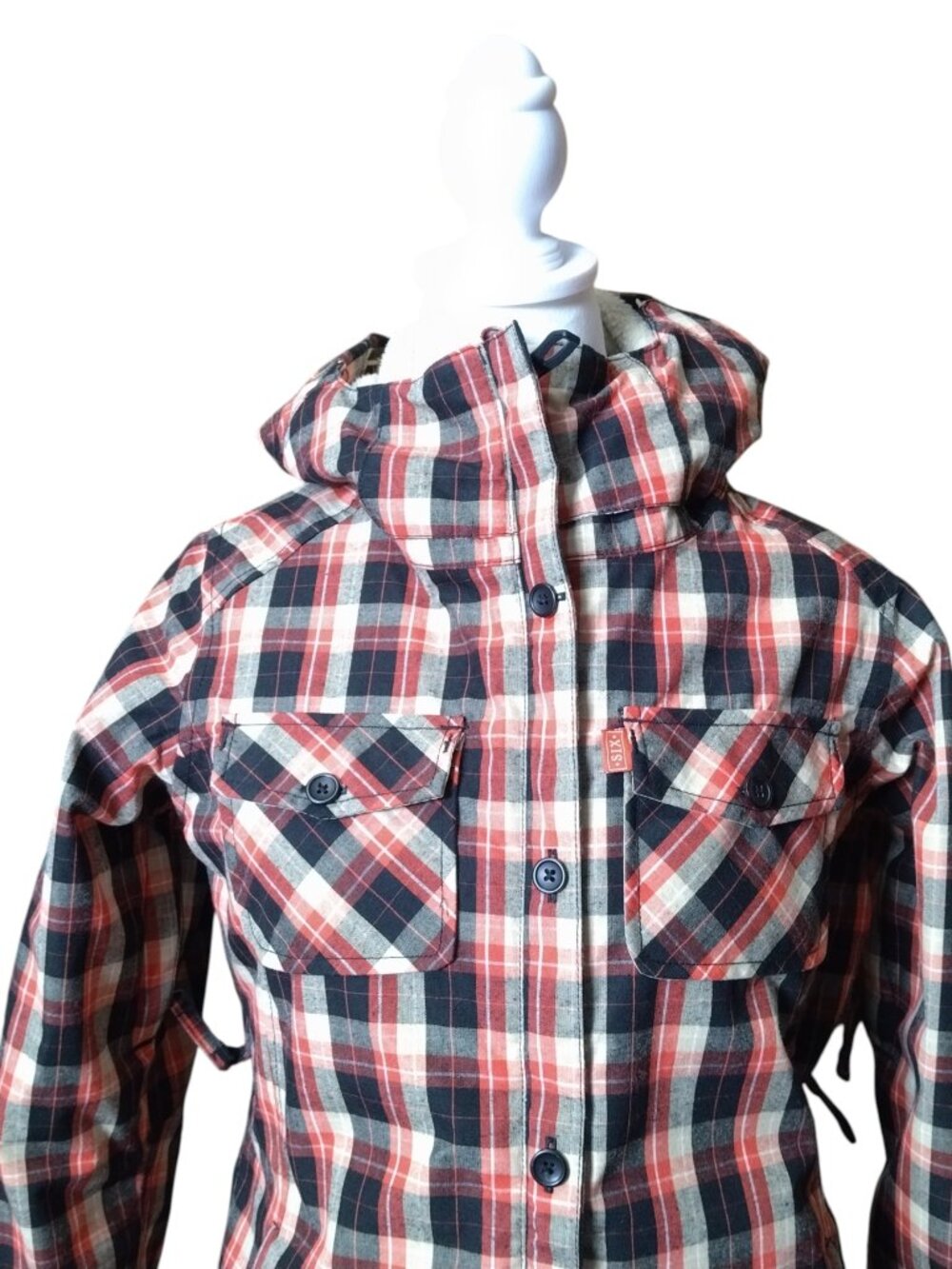 686 Reserved Tonic Plaid Ski Snowboard Hooded Jacket Waterproof Women's XS - Picture 4 of 15